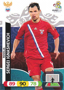 Sergei Ignashevich Russia Panini UEFA EURO 2012 #193